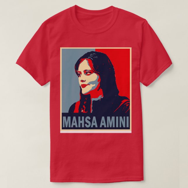 T-shirt Mahsa Amini 4 (Design devant)