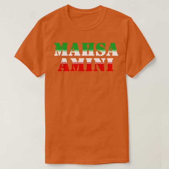 T-shirt Mahsa Amini 5 (Design devant)