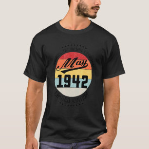 T-shirt Mai 1942 80e anniversaire 80 ans d'être légendaire