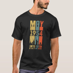 T-shirt Mai 1954 69 Anniversaire 69 Anniversaire 1954 Anni