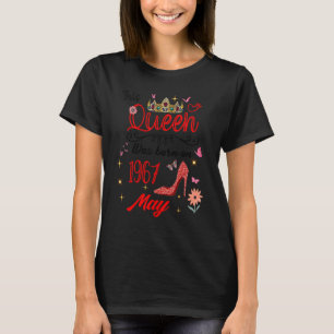 T-shirt Mai 1967 Anniversaire Cette Reine Est Née En Mai 1
