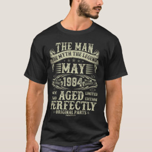 T-shirt Mai 1984 41e anniversaire Pour hommes 41 ans Anniv