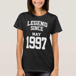 T-shirt Mai 1997 26e anniversaire Légende 26 ans