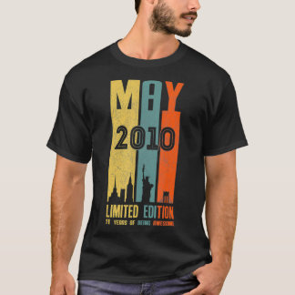 T-shirt Mai 2010 11 Anniversaire 11 Anniversaire 2010 Anni
