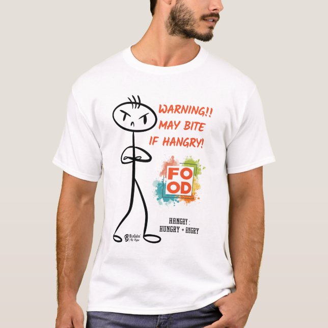 T-shirt Mai Bite Si Habillé Blanc (Devant)