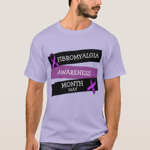 T-shirt Mai est Fibromyalgie Mois de sensibilisation Ribbo