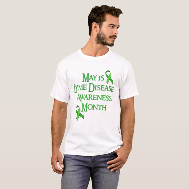 T-shirt Mai est le mois de la sensibilisation à la maladie (Devant entier)
