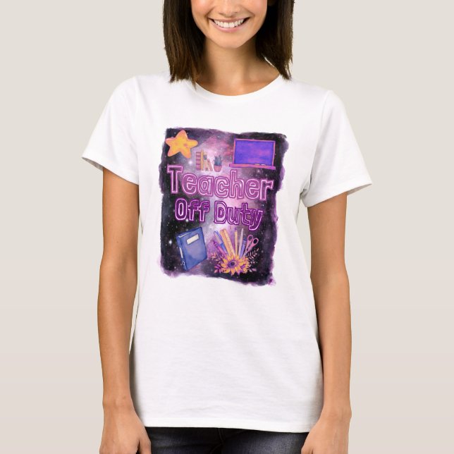 T-SHIRT MAI JOUR : ENSEIGNANT HORS SERVICE (Devant)