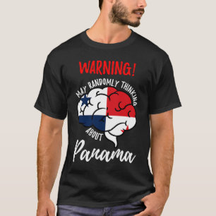 T-shirt Mai Randomly Penser à Panama Panaméen