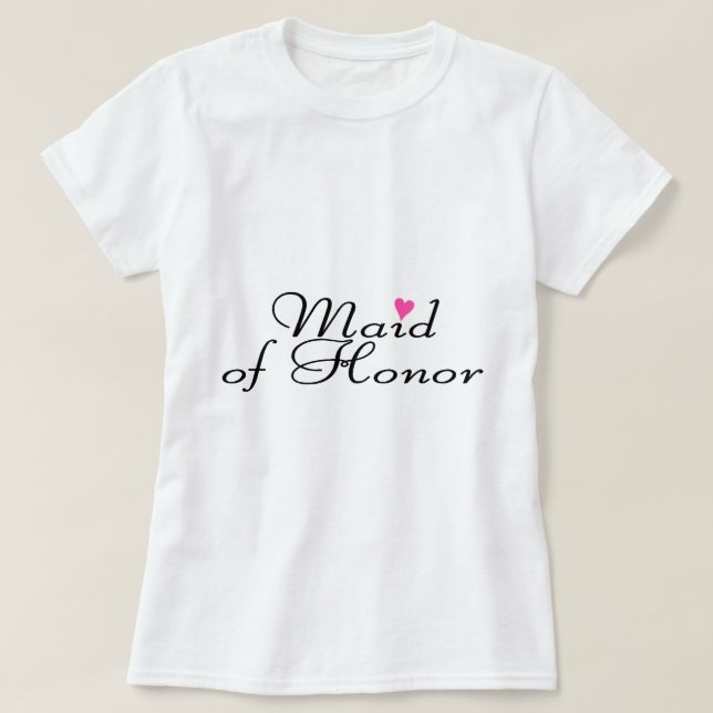 T-shirt Maid Of Honor (Design devant)