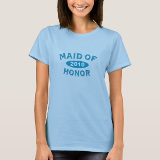 T-shirt Maid of Honor Blue Arc 2010