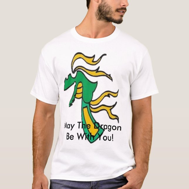 T-shirt Mail de chance de dragon (Devant)