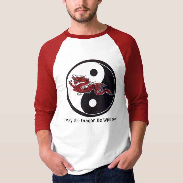 T-shirt Mail de chance de dragon (Devant)