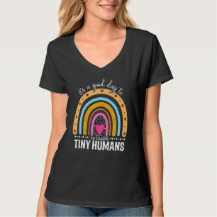 T-shirt Mailler enseignant minuscules humains Enseigner ar