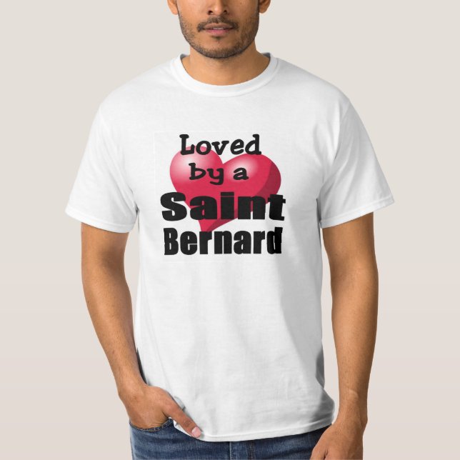 T-shirt Maillot aimé par un Saint-Bernard (Devant)
