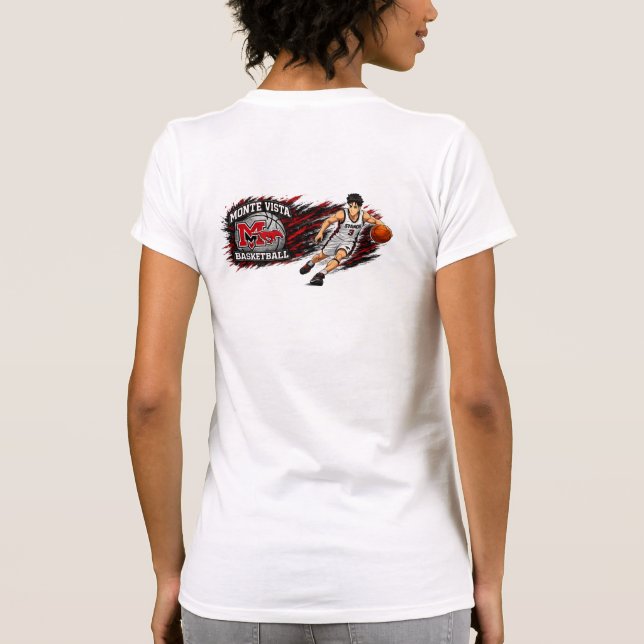 T-shirt maillot ajusté pour femmes  (Dos)