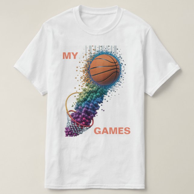 T-SHIRT MAILLOT BASKETBALL (Design devant)