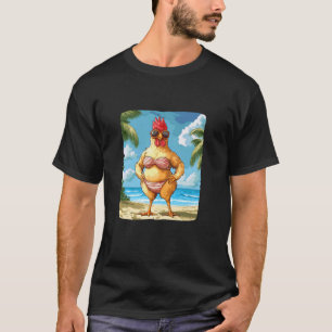 T-shirt Maillot de bain bikini de plage avec ce maillot de