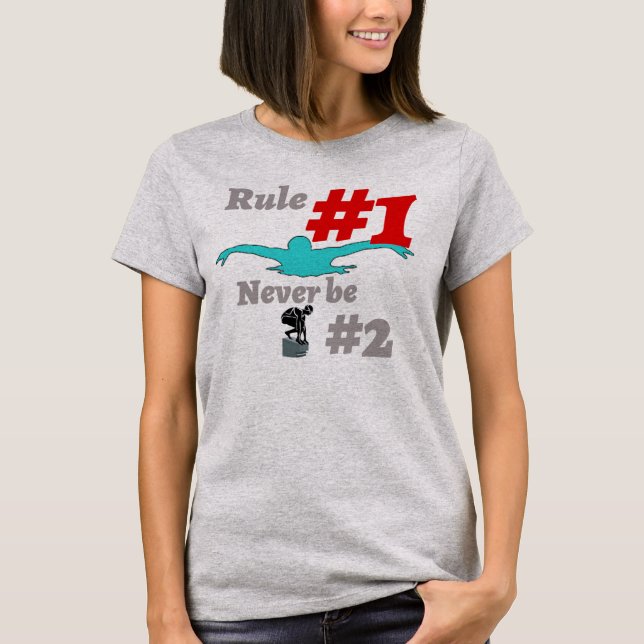 T-shirt maillot de bain numéro 1 (Devant)