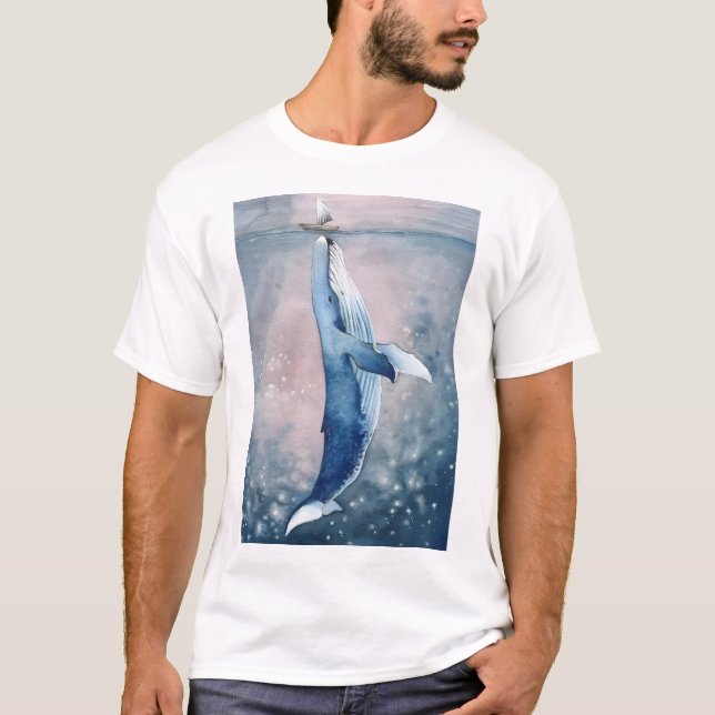 T-shirt maillot de baleine (Devant)