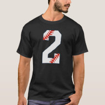 Maillot de Baseball Numéro 2