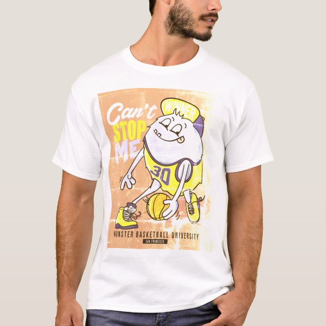 T-shirt maillot de basket (Devant)