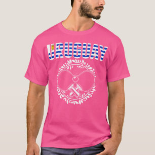 T-shirt Maillot de fans de tennis de table uruguayen Ping