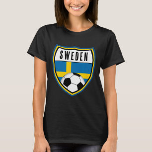 T-shirt Maillot de foot suédois Drapeau suédois