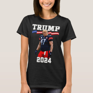 T-shirt Maillot de football Trump 47 2025 Drapeau américai