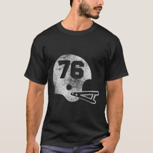 T-shirt Maillot de football vintage numéro 76 numéro de jo