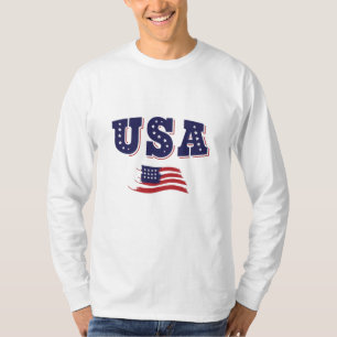 T-shirt Maillot de footballeur de la sélection américaine