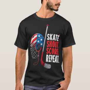 T-shirt Maillot de hockey sur glace USA pour jeunes garçon