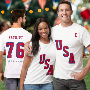 T-shirt Maillot de hockey sur glace USA pour le 250e anniv