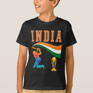 T-shirt Maillot de l'équipe de cricket indienne d'Inde