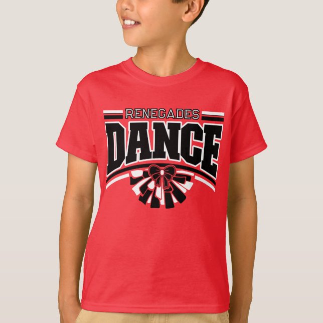 T-shirt Maillot de l'équipe de danse Go Team (Devant)