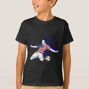 T-shirt Maillot de l'équipe nationale de soccer des États-