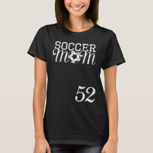 T-shirt Maillot de maman de foot Numéro 52 Joueur préféré