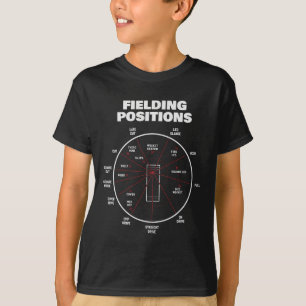 T-shirt Maillot de positions de fielding de cricket Fielde