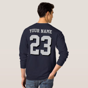 T-shirt Maillot de sport personnalisé avec nom et numéro
