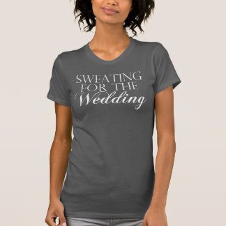 T-shirt Maillot de sudation gris et blanc pour le mariage.