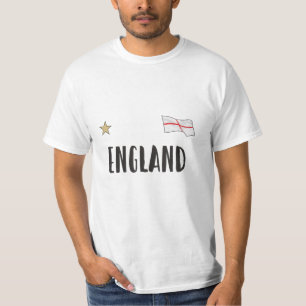 T-shirt Maillot de supporter de football d'Angleterre Drap