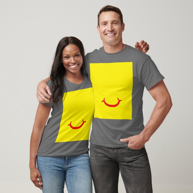 T-shirt maillot drôle sourire (Unisexe)