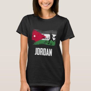 T-shirt Maillot du drapeau de Jordanie Équipe de football