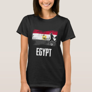 T-shirt Maillot du drapeau de l'Égypte Équipe de football 