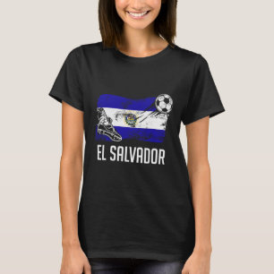 T-shirt Maillot du drapeau d'El Salvador Équipe de footbal