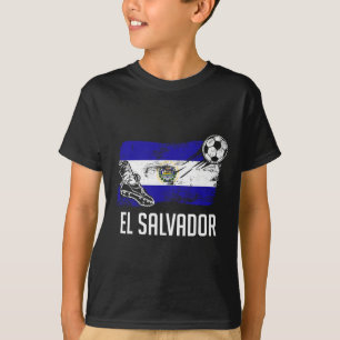 T-shirt Maillot du drapeau d'El Salvador Équipe de footbal