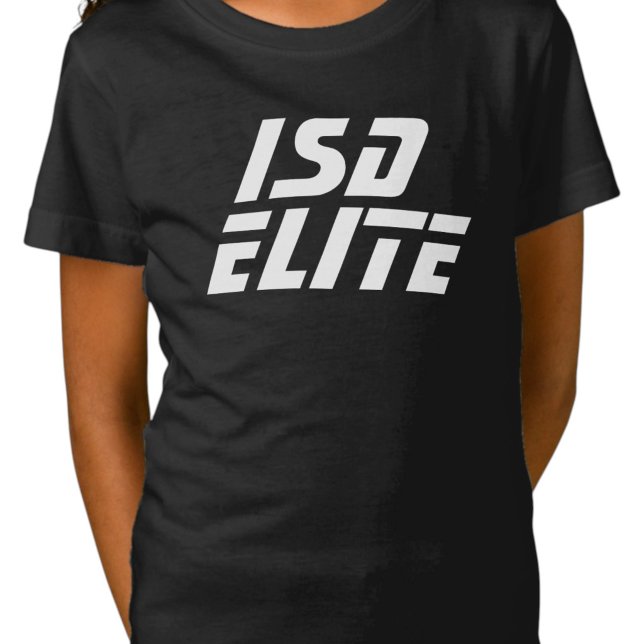 T-Shirt Maillot fin ISD Elite pour filles (Créateur téléchargé)