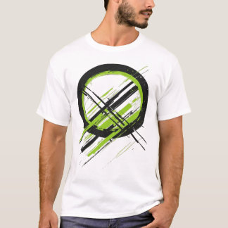 T-shirt Maillot graphique Cyberpunk à cercle géométrique a
