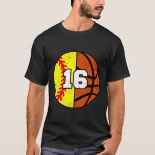 T-shirt Maillot numéro 16 Softll Sketll 16e anniversaire d