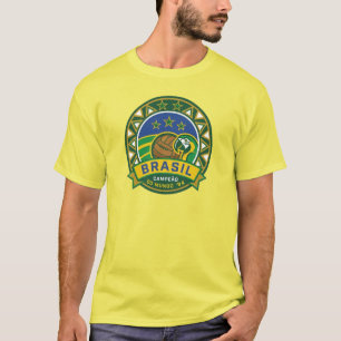 T-shirt Maillot Rétro Brésil 1994 Coupe du Monde de Footba